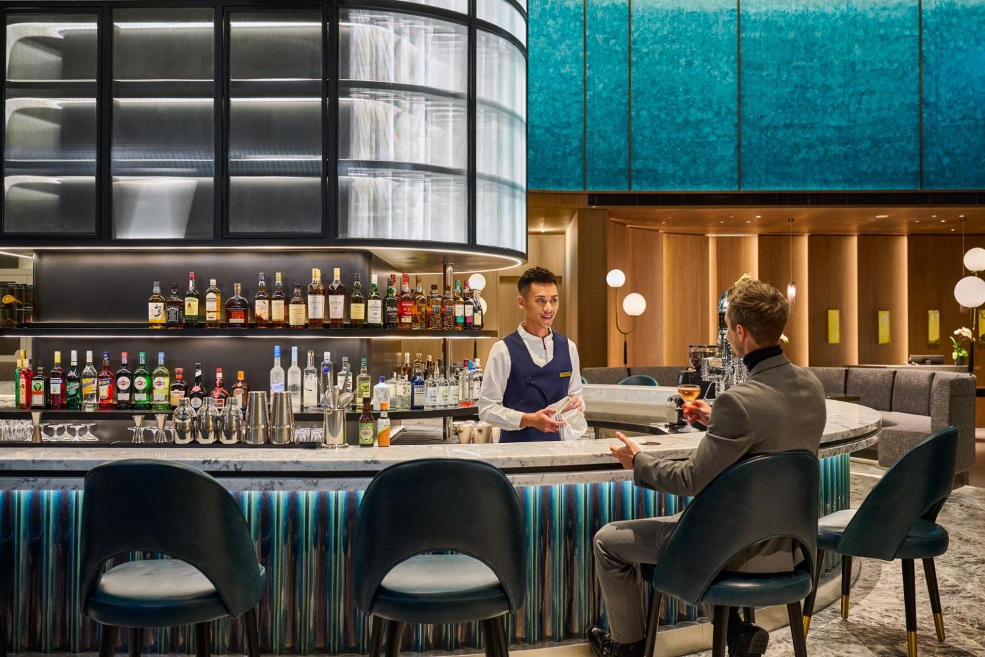 Intercontinental Kaohsiung By Ihg Hotell Exteriör bild The bar at the new lounge